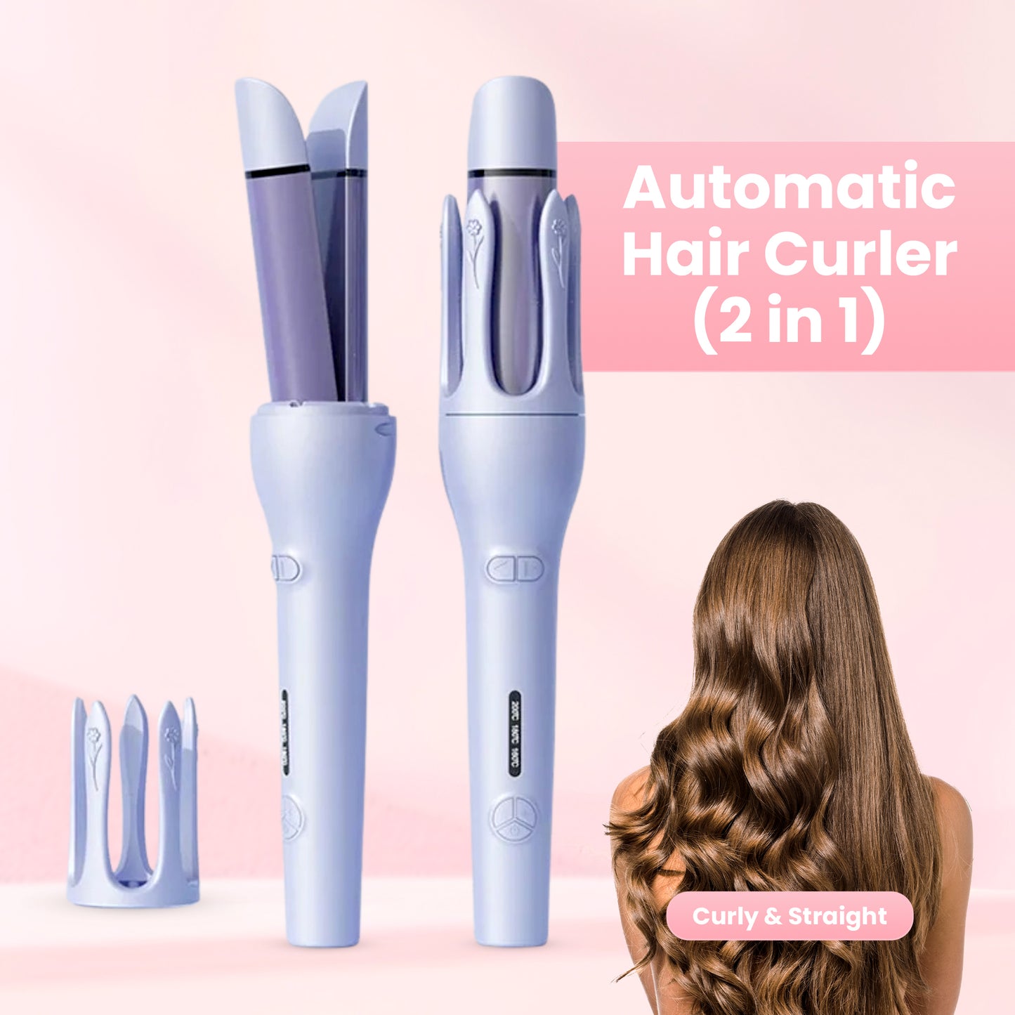 Automatic Hair Curler (2 in 1)