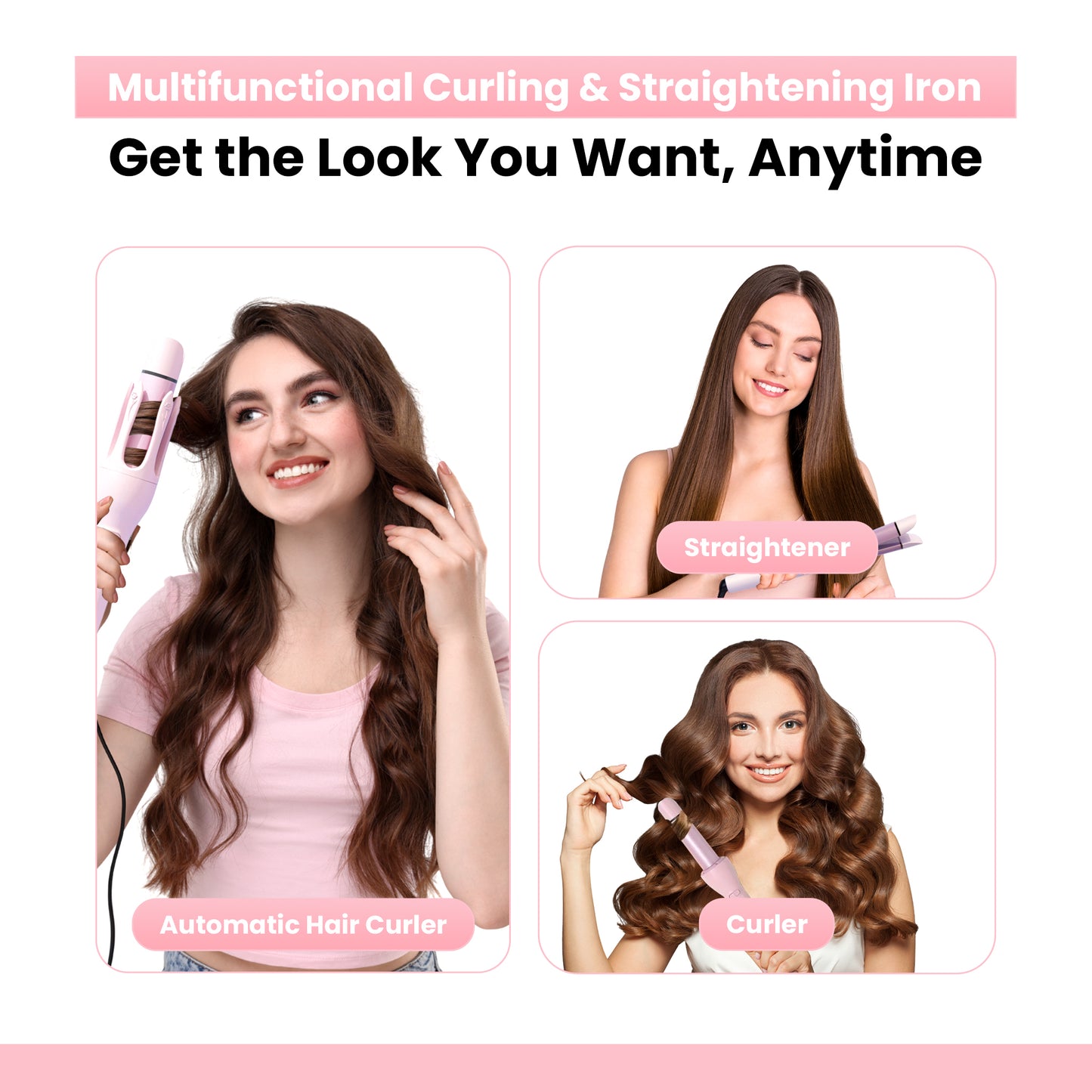Automatic Hair Curler (2 in 1)