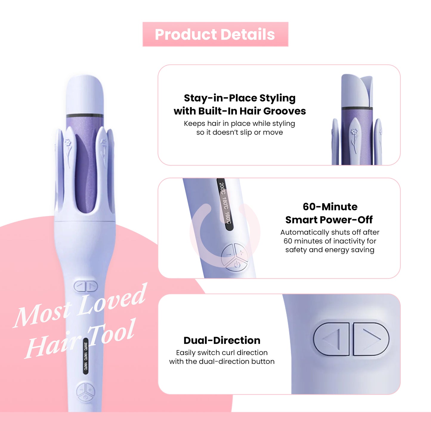 Automatic Hair Curler (2 in 1)