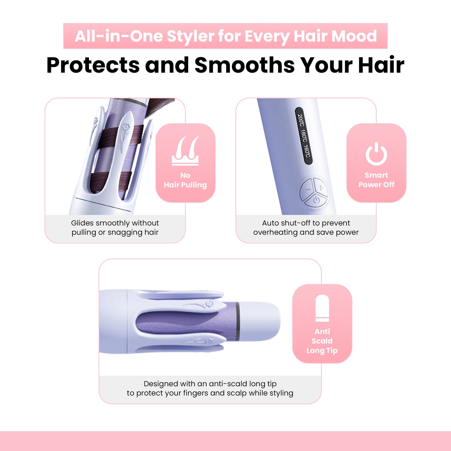 Automatic Hair Curler (2 in 1)